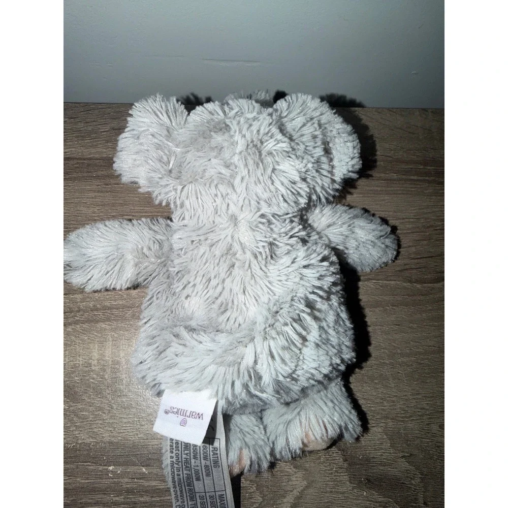 Warmies Lavender Scented Plush Elephant Gray Heatable plush cuddle